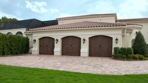 Obtainable Elegance with Faux Wood Garage Doors