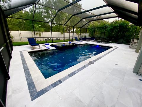 Pool Deck by Paving Crew of Sarasota