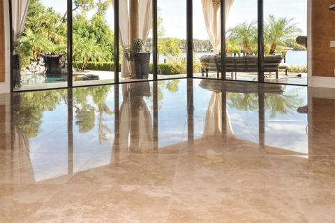 Polished Stone Flooring