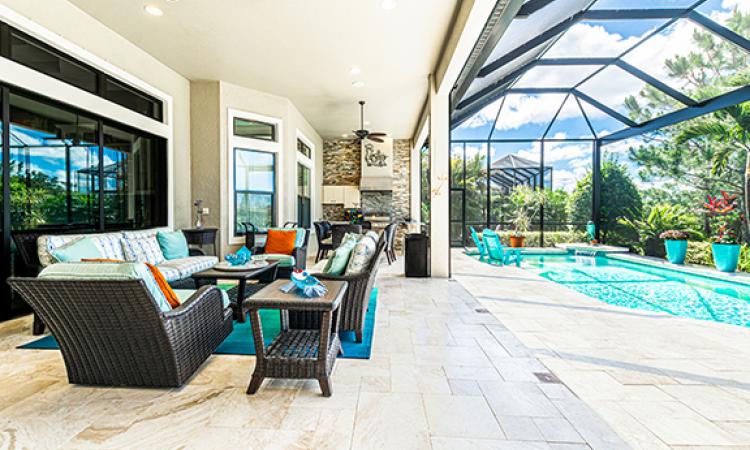 Bring Indoor Elegance to Your Pool Deck
